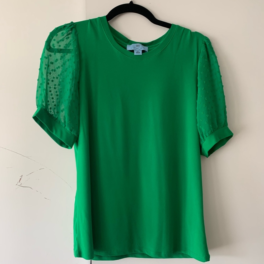 Green top. CeCe M